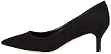  Amazon-Marke: FIND Kitten Heel Court Pumps, Schwarz (Black), 36 EU