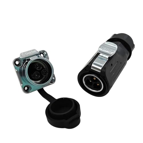 Conector de aviación LP20-4PIN metal industrial para fuente de alimentación