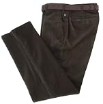 BRUHL Mens Parma B Fine Cord Trousers - Khaki Green - W34 L32