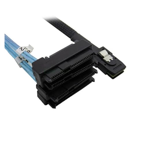 Cable S/AS Interno 36Pin Mini SFF-8087 Host a 4 SFF-8482 SATA 100 cm miniatura 3