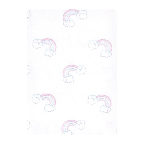 Image of Hudson Baby Unisex Baby Flannel Burp Cloth 12pk, Dreamy Unicorn, One Size