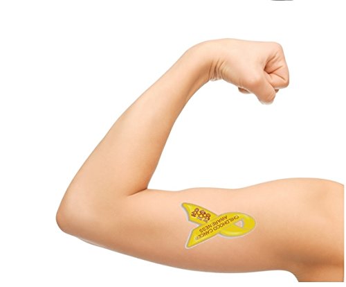 Kazcreations Childhood Cancer Collection (Childhood Cancer Temporary Tattoos) #TOP2