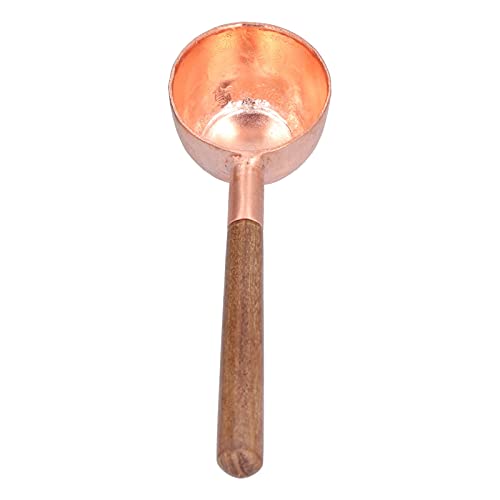 Cuchara de café de cobre que dosifica té y especias con mango cómodo 2