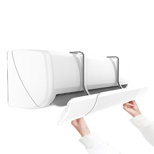 エアコンディフレクター角度調整可能なエアディフレクターウィンドバッフル浄化フィルター家庭/部屋/オフィス/高齢者向けの冷暖房空気循環に役立ちます