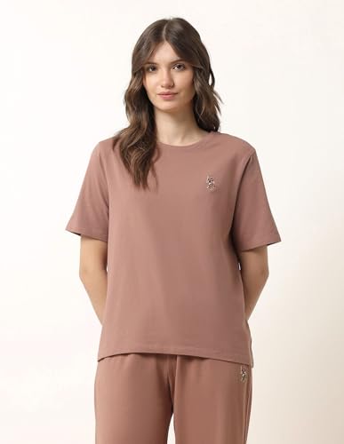 Image of U.S. Polo Assn. Women's Solid Loose Fit T-Shirt