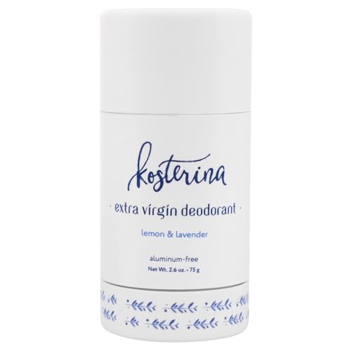 Kosterina Extra Virgin Deodorant, Aluminum-Free, Hydrating Formula (2.6 oz)