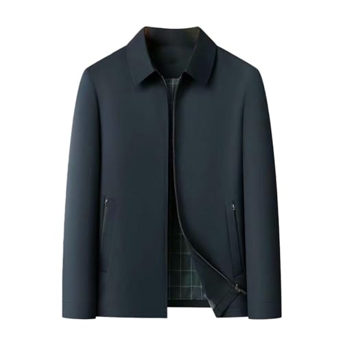 Veste décontractée pour homme unie blouson léger de mi-saison