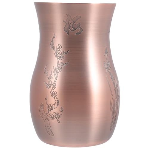 NAMOARLY Wine Decanter with Vintage Blossom Design Wine and Divider for Home Use Reusable Wine Container Elegant Wine Accessory