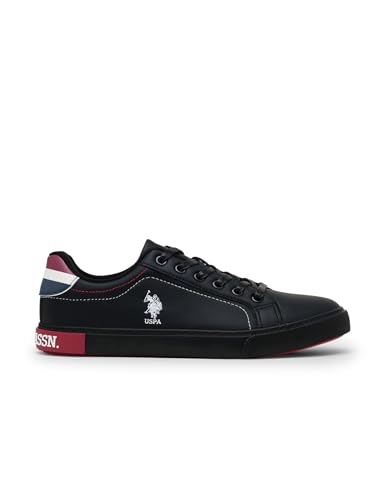 Image of USPA|Rojas 4.0|Black Stylish Casual Sneaker Shoes for Man