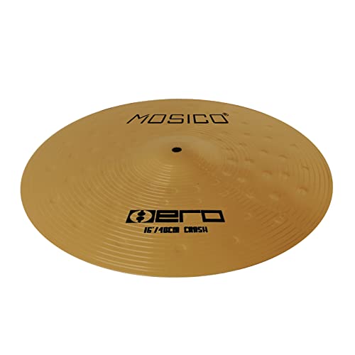 Mosico Cymbal 16” Crash Cymbal Hammer Point Drum Cymbal Practice Cymbal For Drum Set #TOP3