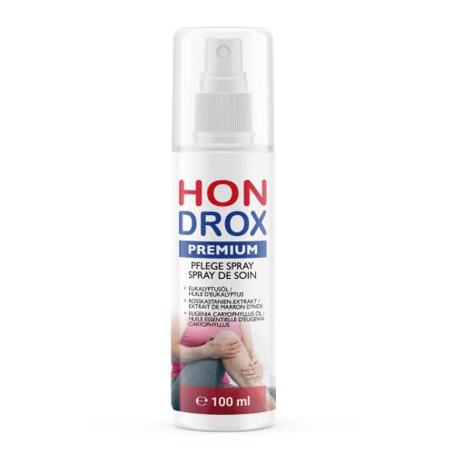 HONDROX Premium Spray 1x 100 ml, HONDROX Premiumspray für Gelenke, Gelenkespray - Spray zur äußeren Anwendung - mit Arnika, Eukalyptus, Teufelskralle, ätherischen Ölen Cover