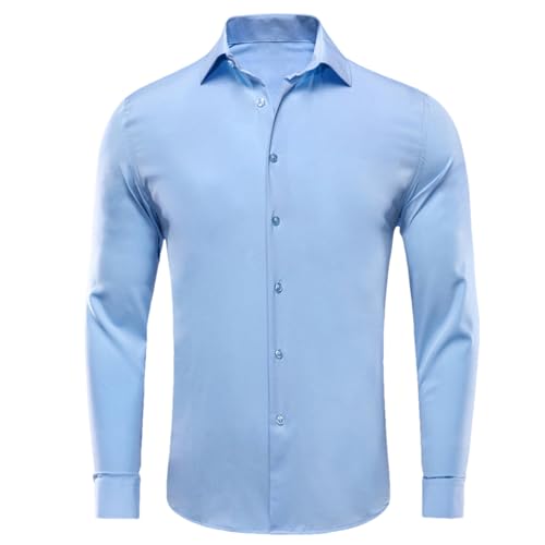 Chemise décontractée manches longues en soie pour soirée élégante