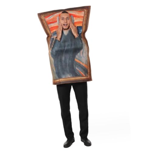 Leapiture Mural kostiumy Cosplay krzyk strój zabawny kostium artystyczny Prop krzyk mural Cosplay kostium cosplayowy na imprezę