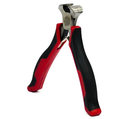 INGDAUM® Endschneider 4 Zoll/ca. 100 mm als Kneifzange, Kohlenstoffstahl poliert, zum sauberen Schneiden von Adern und Drähten (Endschneider, poliert)