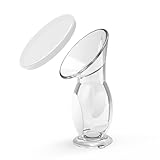 CMBEAR Silicone Manual Breast Pump - 4oz/100ml Capacity, Food Grade, Soft Bottle for Gentle Breast Milk Collection