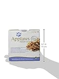 Applaws 100% natürliches Premium-Nassfutter für ausgewachsene Katzen, Fisch-Multipack-Auswahl in Brühe - Packung mit 12 x 70g Dosen