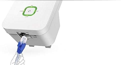 Connecting an Ethernet cable to the Tenda A300 LAN port