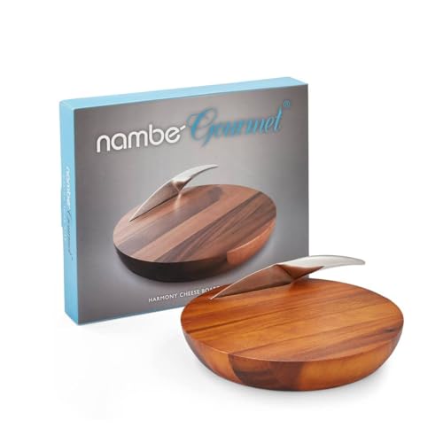 Tabla redonda de queso Nambe Harmony de 12 pulgadas miniatura 4