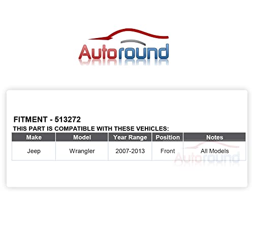 Autoround 513272 [2-Pack] Front Wheel Hub and Bearing Assembly Compatible with 2007-2010 Jeep Wrangler, Both Driver Passenger Side, 5-Lug w/ABS by Autoround - Image 7