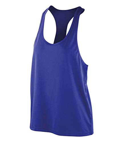 Image of Spiro Impact Womens Softex® Tank Top Sapphire Blue L/14