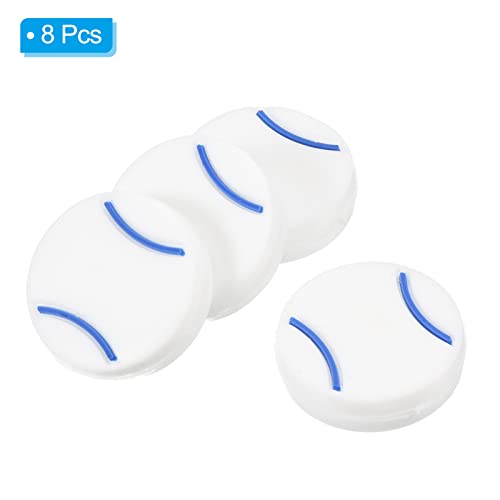 PATIKIL Tennis Racket Vibration Dampener, 8 Pack Soft Silicone Racquet Shock Absorber String Damping, White - Image 3