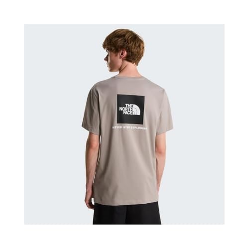 THE NORTH FACE Herren Evolution Box NSE Regular Short Sleeve T-Shirt, Stone Slab, XL – Ansicht 6