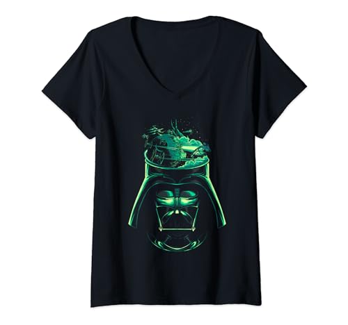 T-shirt Star Wars V-neck pour femme motif Vador col en V