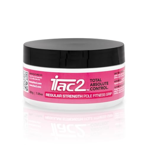 ITAC2® | Pole Fitness Grip - Regular Strength (7.05OZ 200gm) Jar - Non Slip Grip Aid for Pole Dancing, Aerial Silks & Aerial Hoop - Dry Hands and Ultimate Grip - Waterproof Beeswax Formula