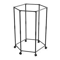 Ungtyb Drying Rack Clothing Stand, Hexagonal Laundry Hanger, Foldable Dryer Storage Frame, Multi-Level Clothes Organizer for Blanket, Coat, Towel Use Apartment, Home, Bedroom, Balcony, Living Room