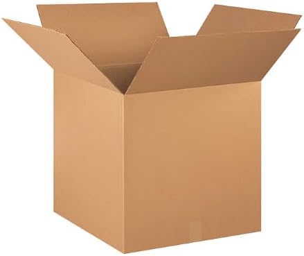 10 Pack 20 x 20 x 20 Corrugated Cardboard Boxes For Packing, Shipping, or Moving