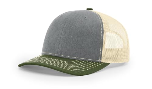 Image of Richardson 112 Trucker Hat - Premium Blank Baseball Cap, Adjustable Snapback Hat - Structured Six Panel Richardson Blank Hats