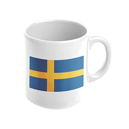 Mygoodprice MUG en céramique au motif Drapeau Suede