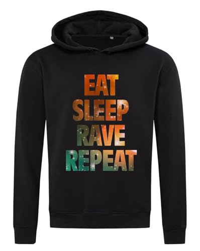 Sweat Cosmic Dance noir idéal pour les soirées électro et festivals de musique