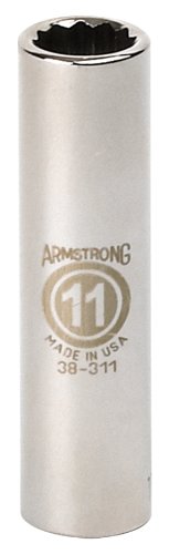 Williams Steckschlüssel 10 Mm Tief – 12 Point, 3/8 Antrieb, 5,1 Cm Länge