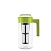 Takeya Flash Chill Iced Tea Maker - Airtight & Durable Iced Tea Maker Jug with Silicone Carry Handle - Leak-Proof & Lightweight Tea Infuser with Patented Flash Chill Technology - 1 Quart, Avocado