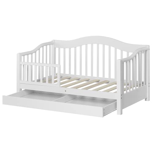 Dream On Me Toddler Day Bed In White, Greenguard Gold Certified #TOP6