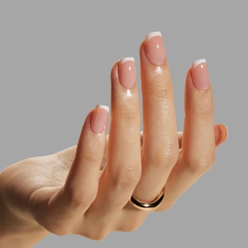 Press On Nails - Faux Ongles Autocollants En Soft Gel - Kit Complet Avec Colle et Accessoires - Gelify (Square French)