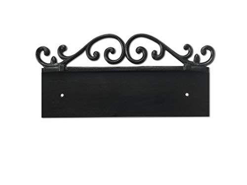 NACH KA-OLDWORLD-3 Address Sign Plaque for House Numbers, Old World, Cast Iron, 3