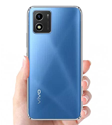 Image of Transparent Soft Silicone TPU Flexible Back Cover Compatible with Vivo Y01A