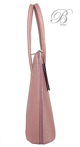 Bolsa Feminina Notebook Pasta Maleta Fashion Elegante Executiva Tablet Cor:Rose-riscadinho