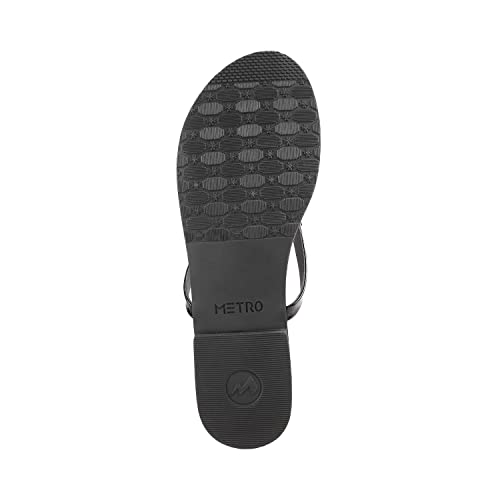 Image of Metro Women's Embellished Faux Leather Flat Fashion Slipper