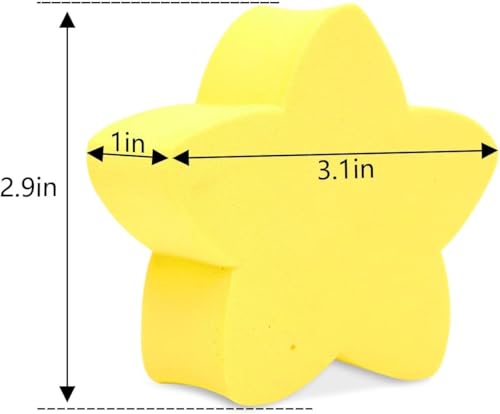 Yellow Heart-Shaped Star Car Antenna Topper - High Visibility Antenna Ball for Parking Lot Identification, Waterproof Vehicle Exterior Accessories with Universal Fit for Cars,Trucks,SUVs