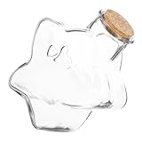 Bouteille décorative à vœux – aspect lisse, facile à nettoyer, le verre ne se tache pas facilement, gain de temps de nettoyage, bouteille à motifs origami