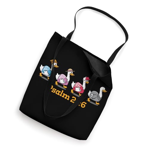 Christian Faith Surely Goodness Mercy Psalm 23 6 Funny Goose Tote Bag