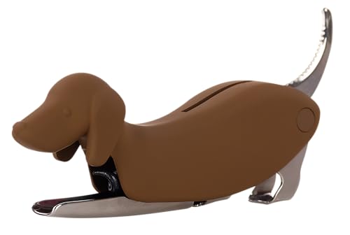 Spirale en téflon et acier robuste pour ce tire-bouchon marron durable