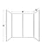 Mermaid Bath and Shower Walls Four Panel Shower Wall in 60" W x 32" D x 72" H in Kendari