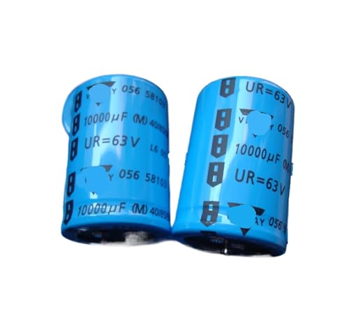 Condensadores electrolíticos 10000uF 63V que eliminan el ruido en audio