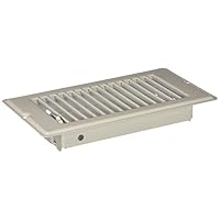 Danco 61789 Bodenregister – 4x8 Zoll, Stahl, Weiß, Für Wohnmobile & Klimaanlagen
