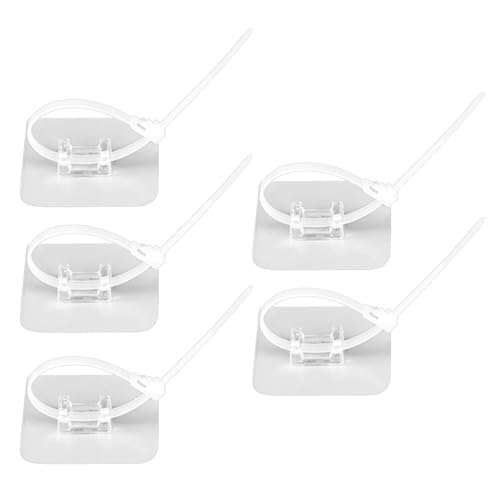 Cable Clips - Adhesive Hose Clip Holders No Drilling Wire per Management Cord Organiser Holder -Adhesive Hook per Living Rooms Bedrooms Dining Hose