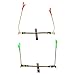 rockible Ice Fishing Rod Holder with Support and Rotating Design